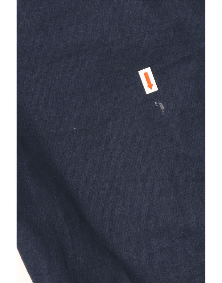 SUPERDRY Womens Chino Shorts Large W34 Navy Blue Cotton
