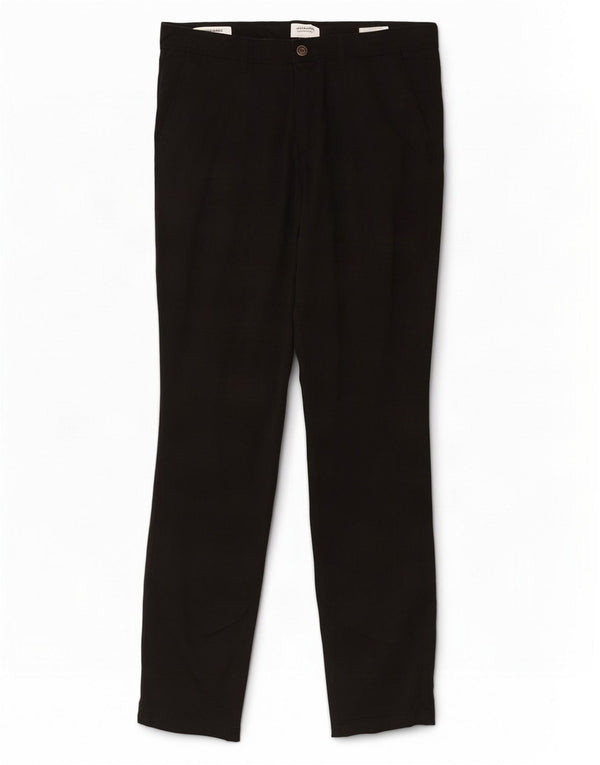 Jack & Jones Herre Marco Slim Fit Chinobukser W34 L32 Sort Bomuld
