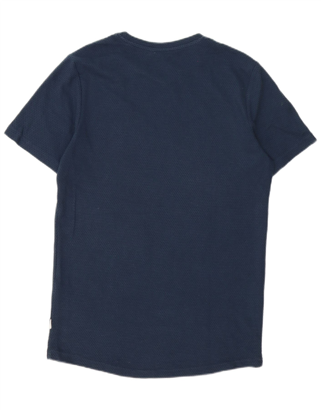 Jack & Jones herre T-shirt top mellem marineblå plettet bomuld