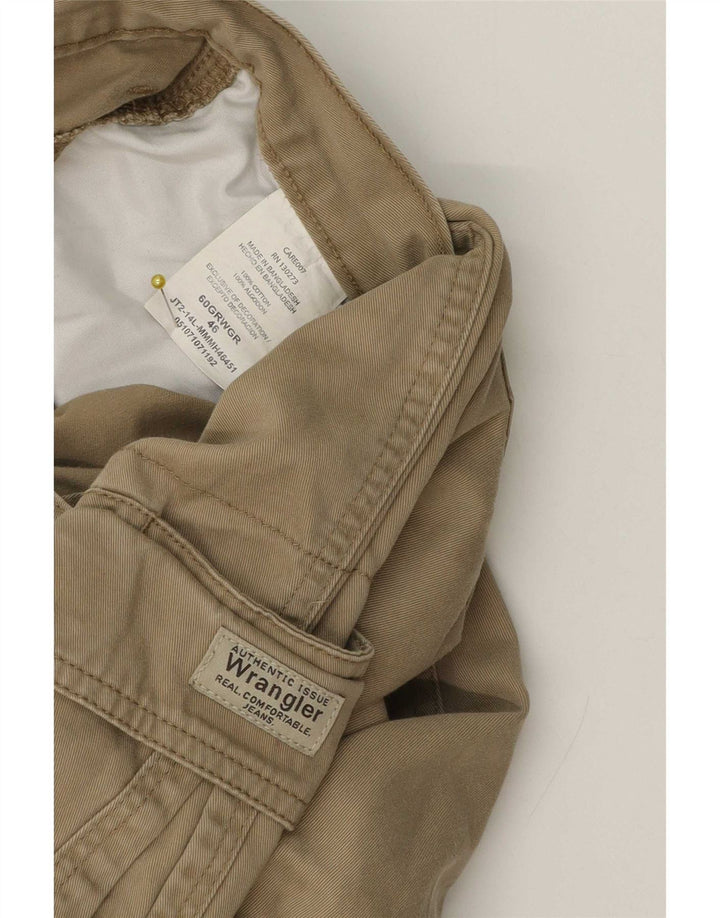 Wrangler Herre Cargo Shorts W46 3XL Khaki Bomuld