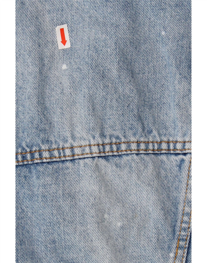 YUMA Mens Denim Gilet UK 40 Large Blue