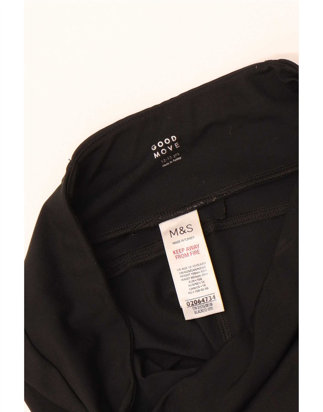 Marks & Spencer Girls Leggings 12-13 år Sort polyester