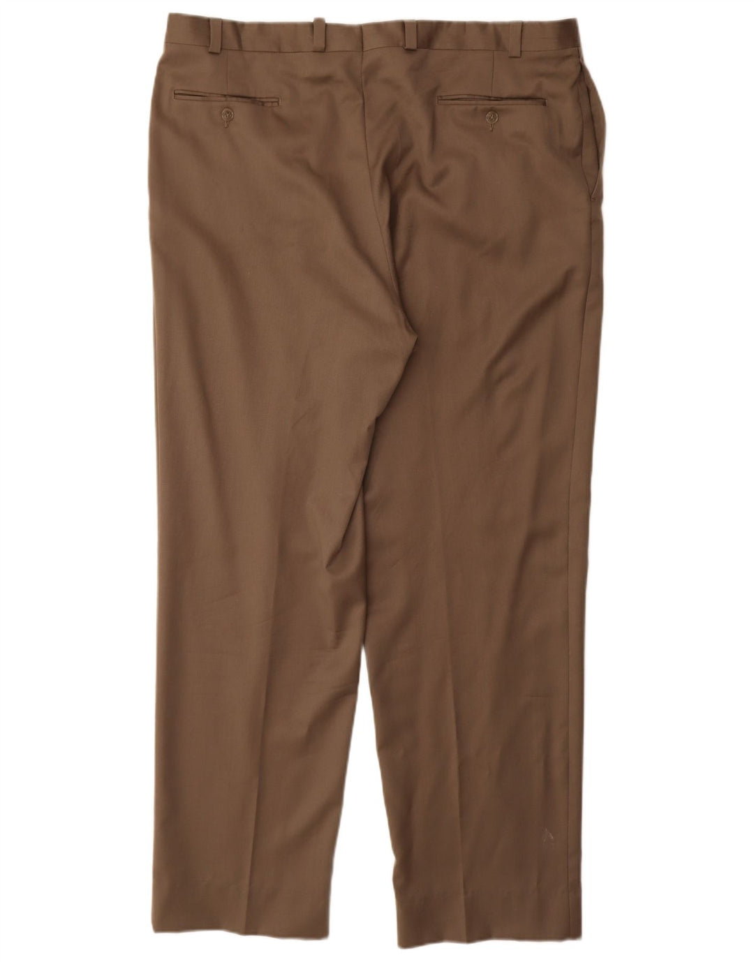 Calvin Klein Herre lige jakkesæt bukser W40 L32 Beige Uld