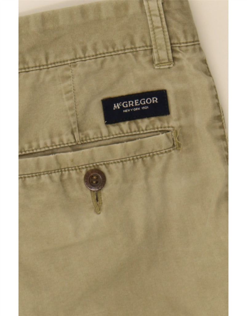 MC GEORGE Mens Straight Chino Trousers W32 L26  Khaki Cotton Vintage MC George and Second-Hand MC George from Messina Hembry 