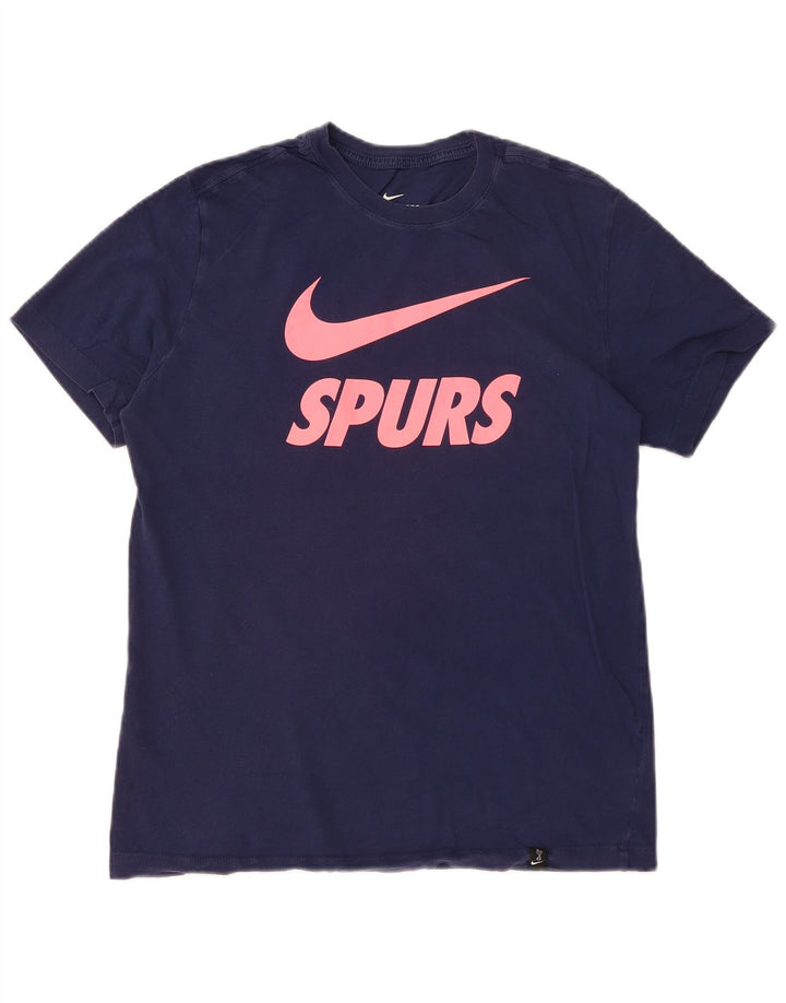 Nike grafisk t-shirt til mænd, medium marineblå bomuld
