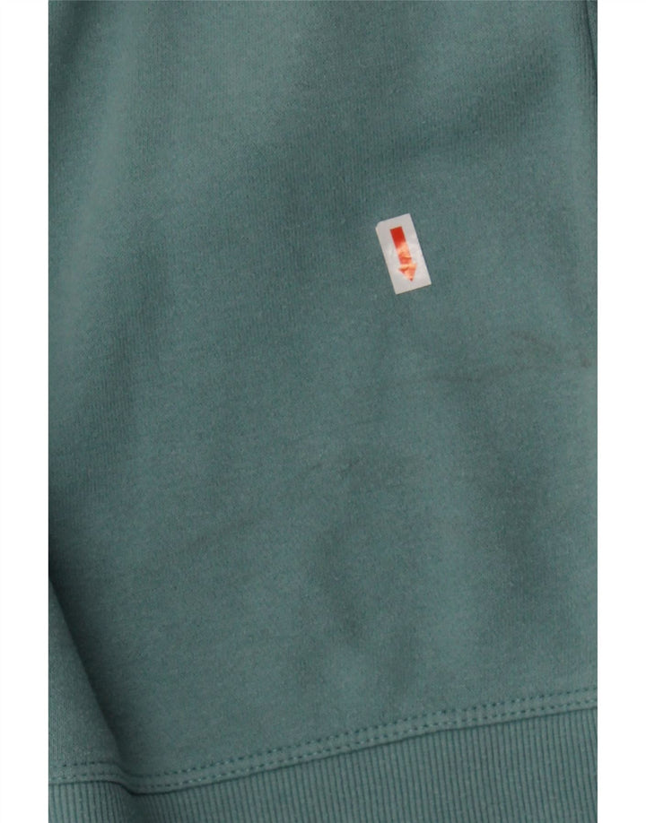 CALVIN KLEIN Dame Oversized Sweatshirt Jumper UK 10 Lille Grøn