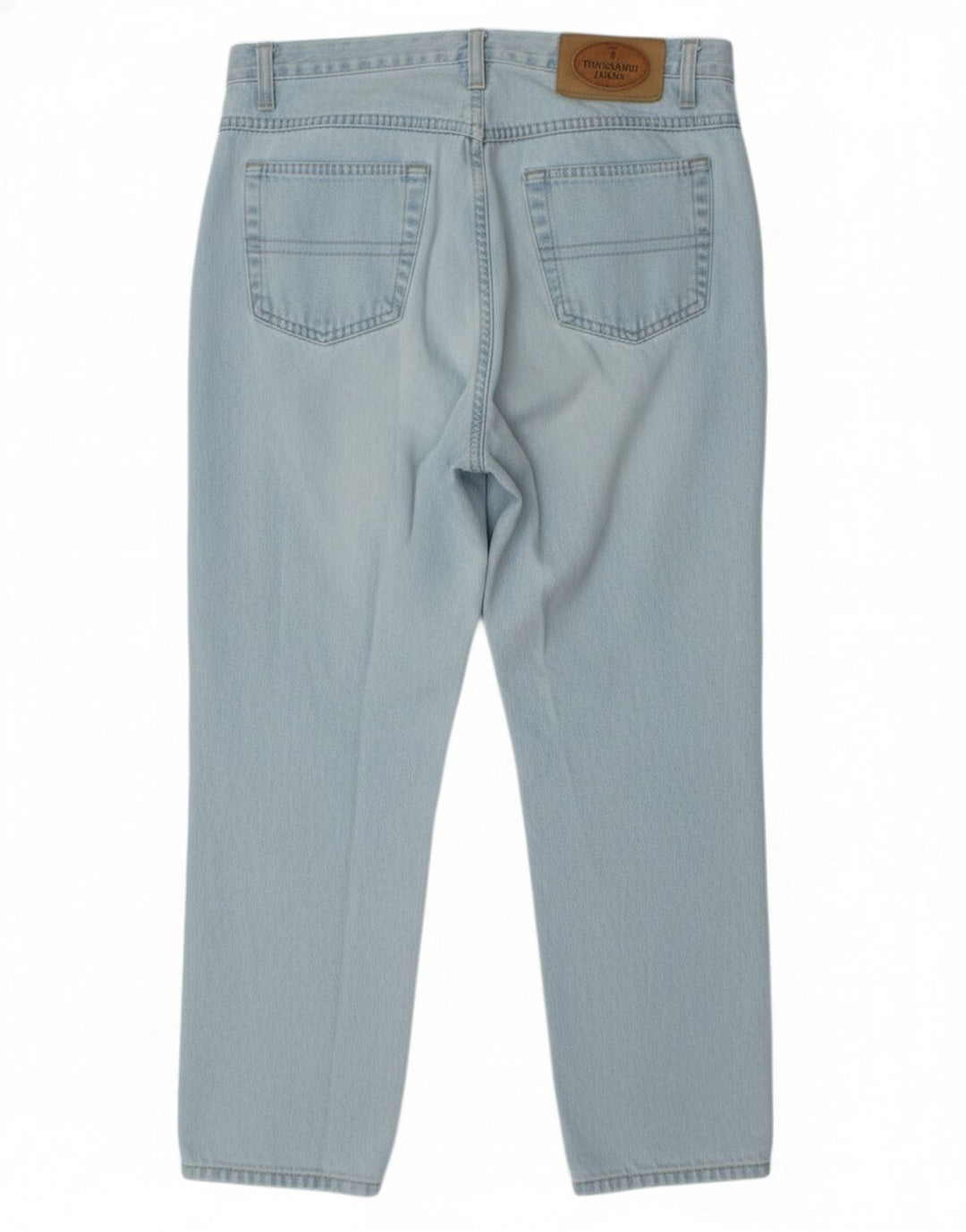 Trussardi herre cropped jeans W34 L25 blå bomuld