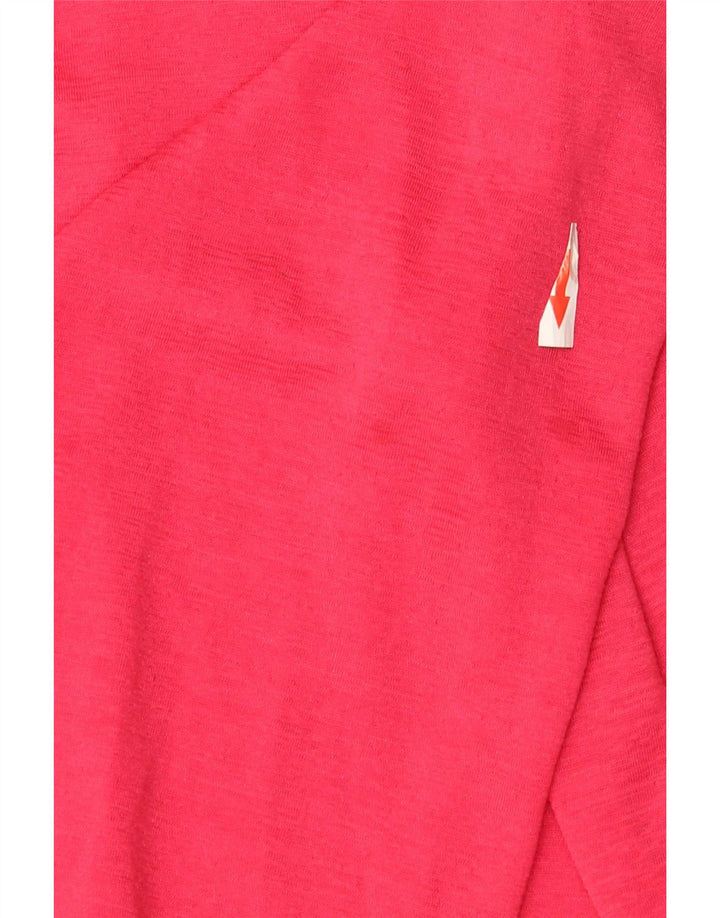 Vintage Dame Loose Fit Shirt Bluse IT 44 Medium Pink