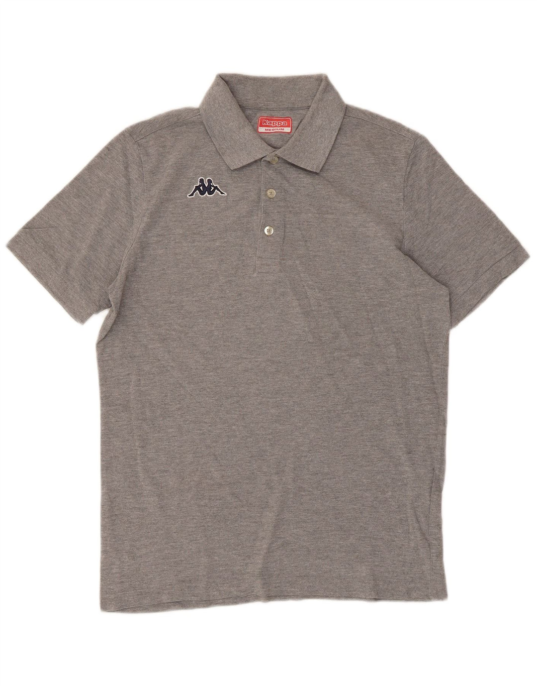 Kappa herre poloshirt mellemgrå bomuld