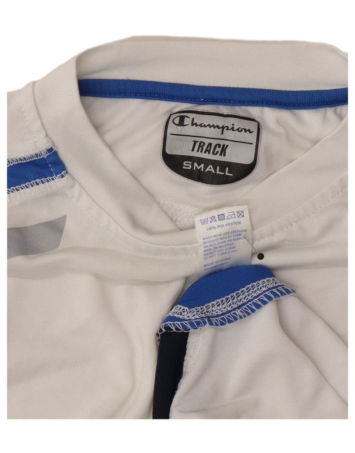 Champion Herre Loose Fit Top Langærmet Lille Hvid Colourblock Polyester