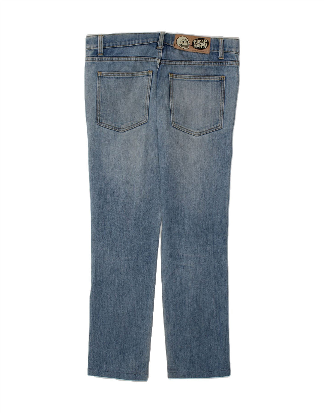 CHEAP MONDAY Womens Straight Jeans W31 L28 Blue Cotton Vintage Cheap Monday and Second-Hand Cheap Monday from Messina Hembry 