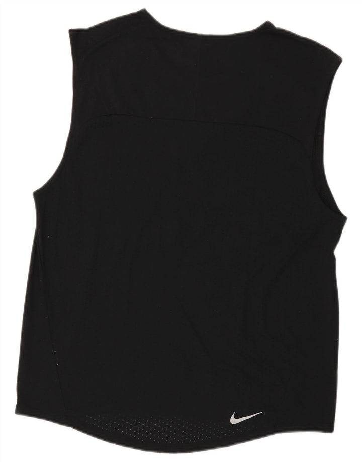 Nike Herre Dri Fit Vest Top Medium Sort Polyester