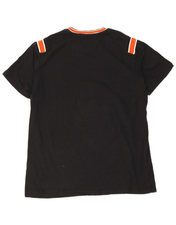 Diesel Herre T-Shirt Top XL Sort Colourblock
