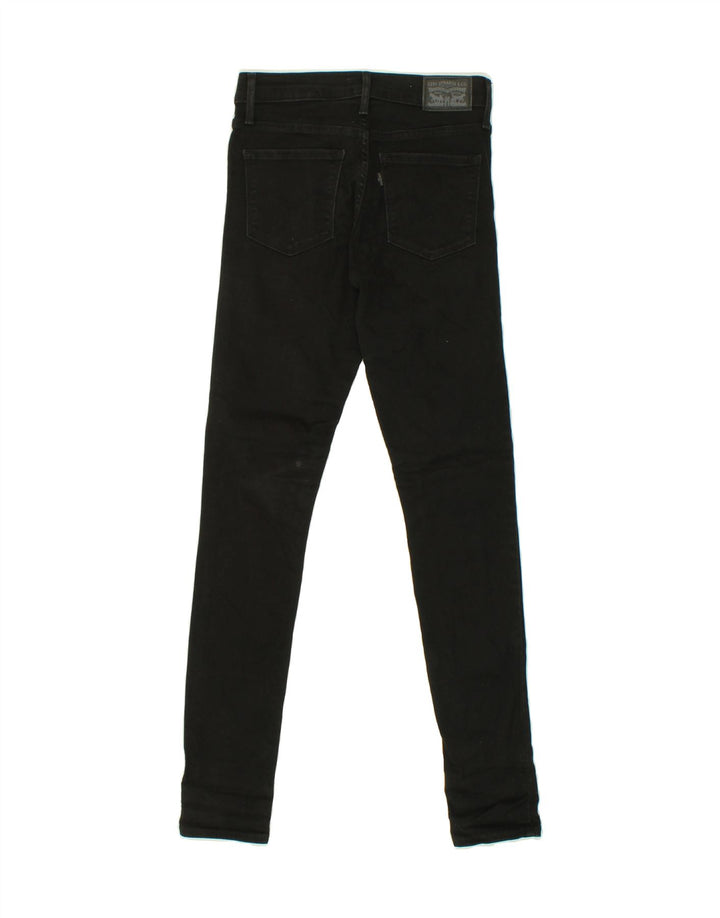 LEVI'S Womens Skinny Jeans W26 L31  Black Cotton Vintage Levi's and Second-Hand Levi's from Messina Hembry 