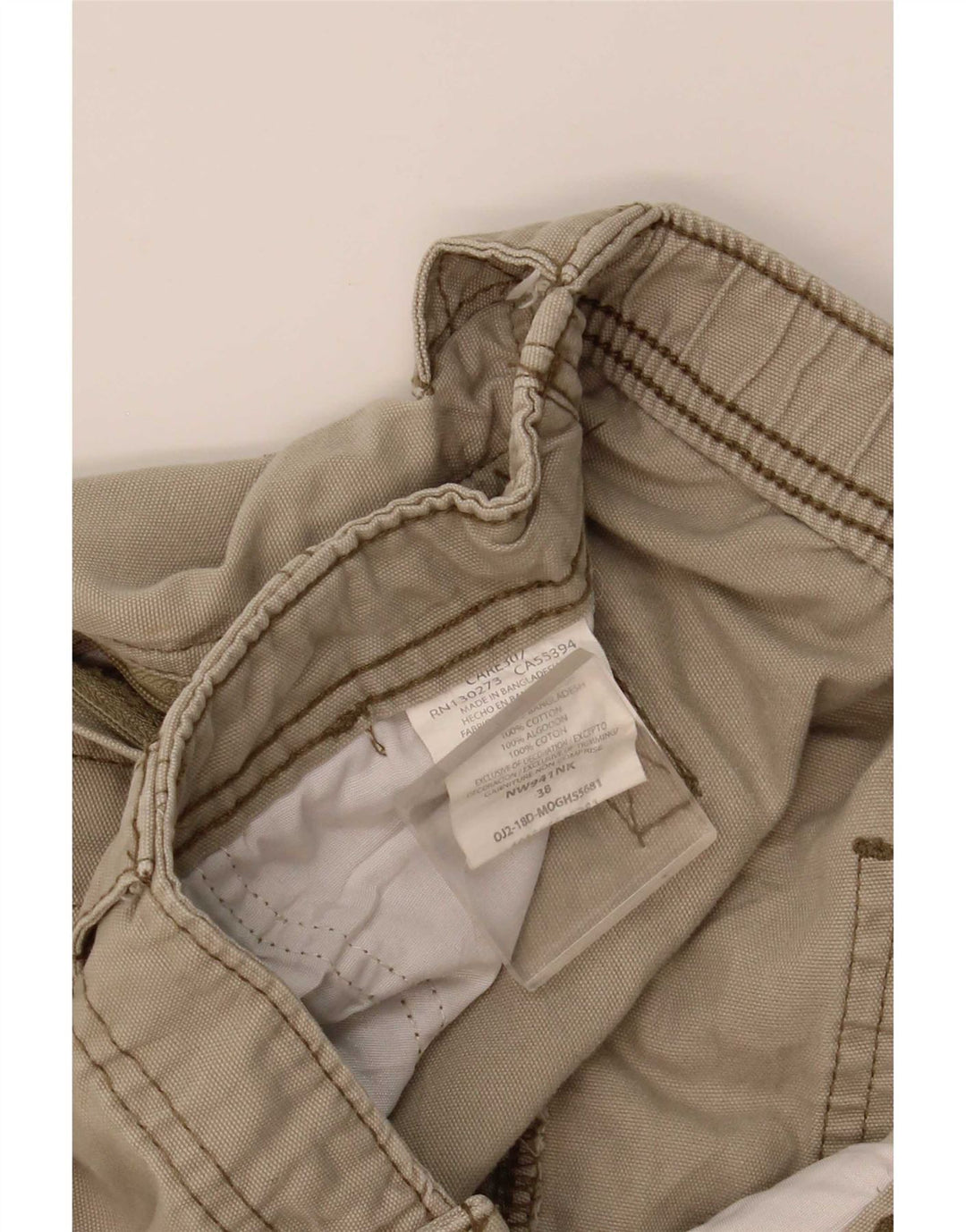 Wrangler Herre Cargo Shorts W38 XL Beige Bomuld