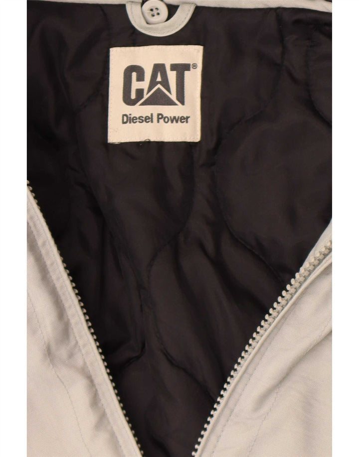 Caterpillar Herre Windbreaker Jacket UK 38 Medium Grey Colourblock