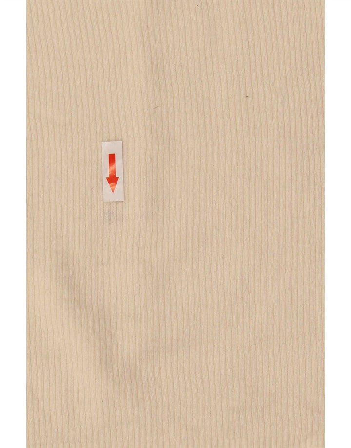 Massimo Dutti Dame Crop Cardigan Sweater UK 8 Small Off White