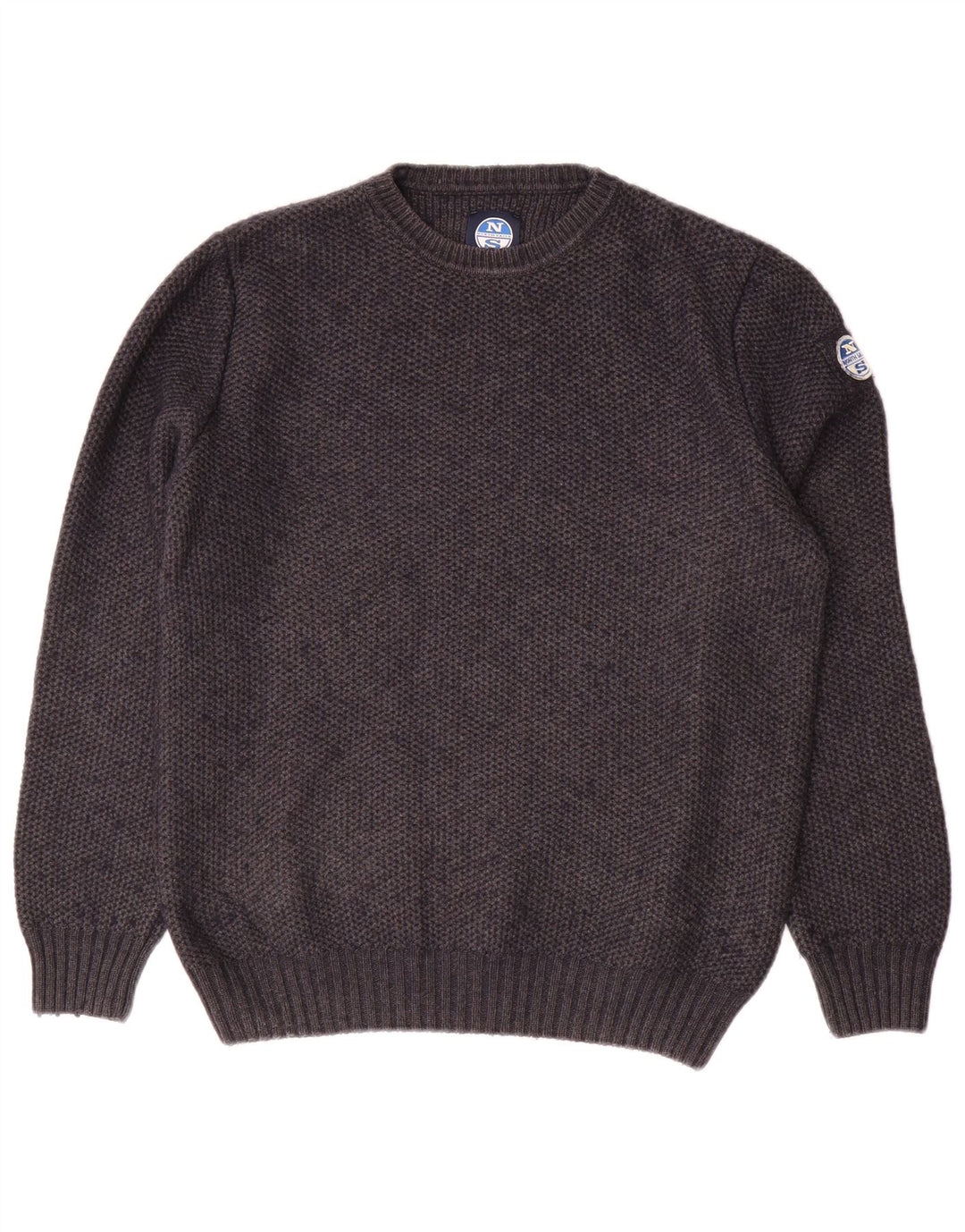 North Sails Herre Crew Neck Jumper Sweater Lille Grå Bomuld