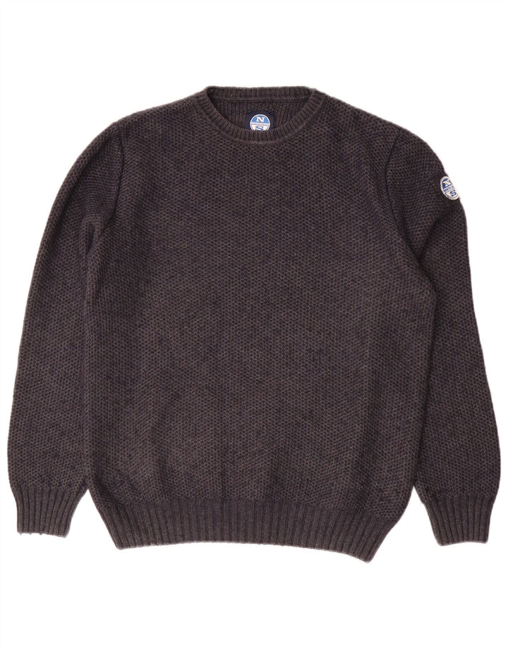 North Sails Herre Crew Neck Jumper Sweater Lille Grå Bomuld