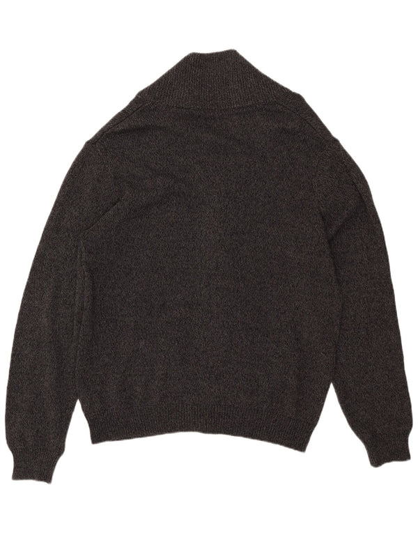 CHAPS Herre cardigan sweater XL Grå Flecked Bomuld