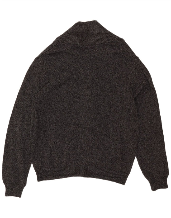 CHAPS Herre cardigan sweater XL Grå Flecked Bomuld