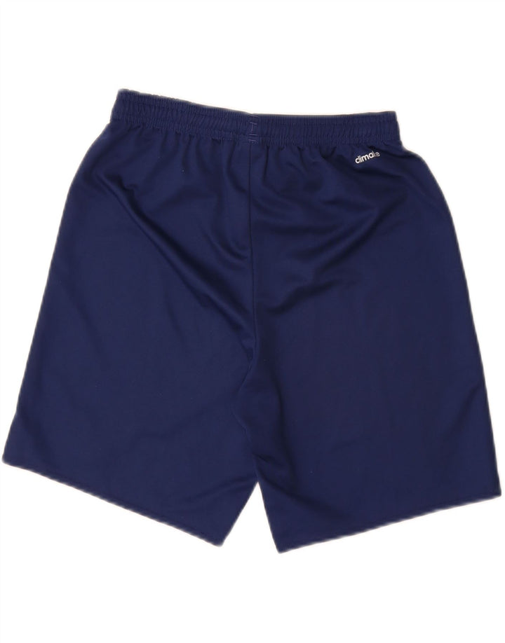 ADIDAS drenge Climalite sportshorts 13-14 år marineblå polyester
