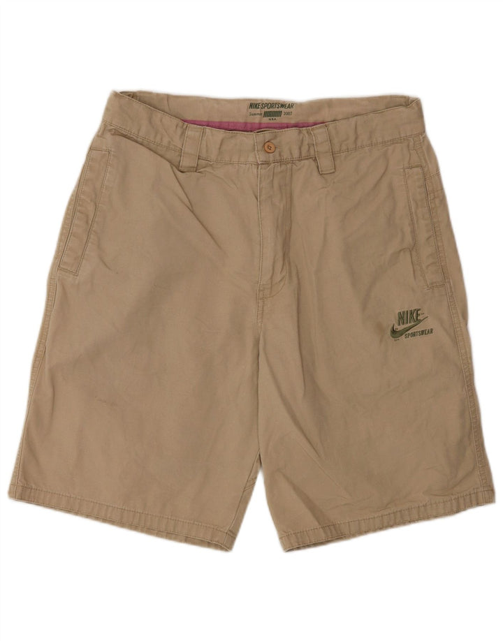 Nike Chino Shorts til mænd Small W29 Beige Bomuld