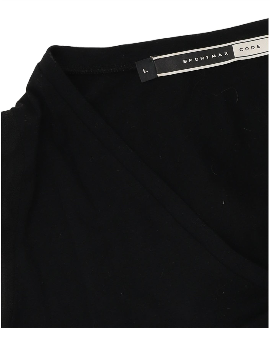 Sportmax Dame Langærmet Bluse Top UK 14 Large Black