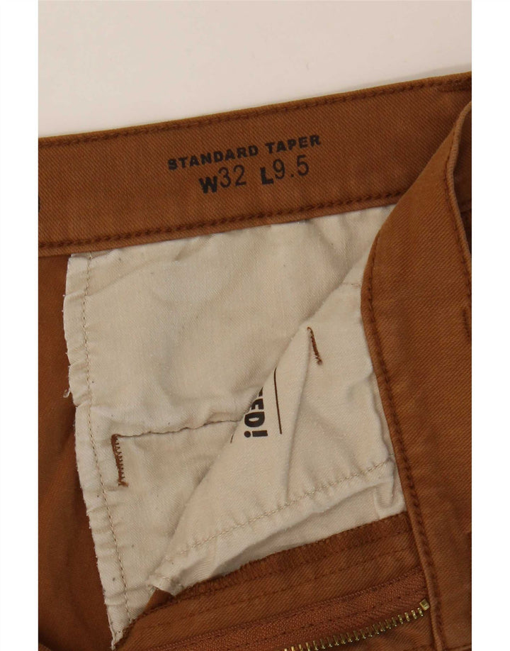 Levi's Standard-tilspidsede Chino-shorts til mænd W32 medium brun bomuld