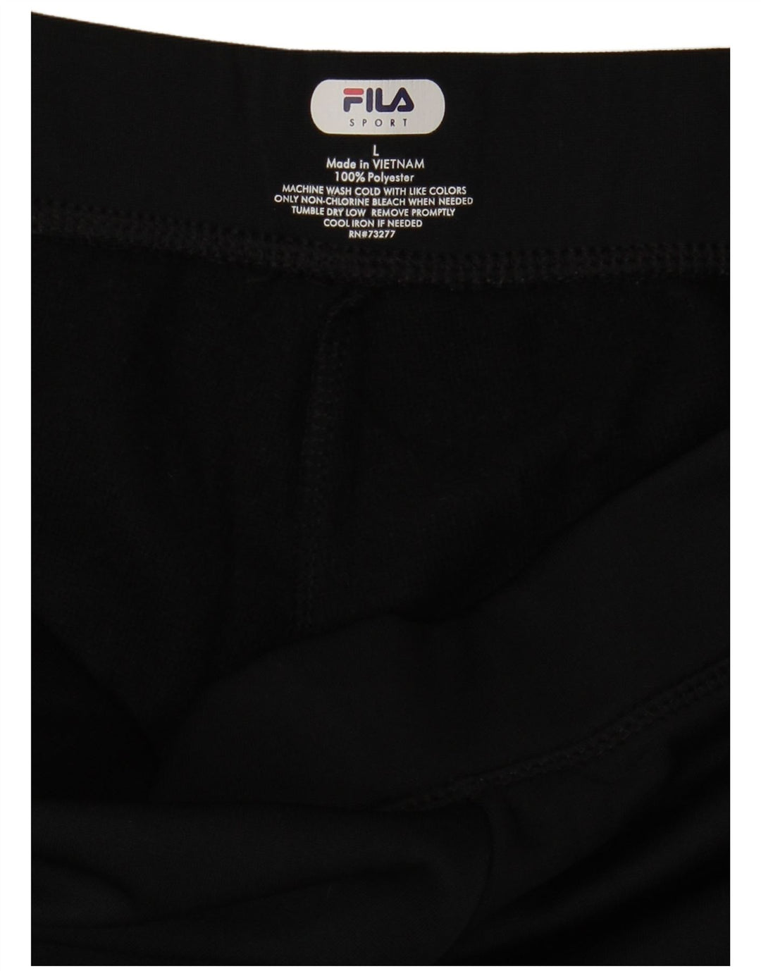 Fila Træningsdragtsbukser til kvinder UK 16 Large Black Polyester