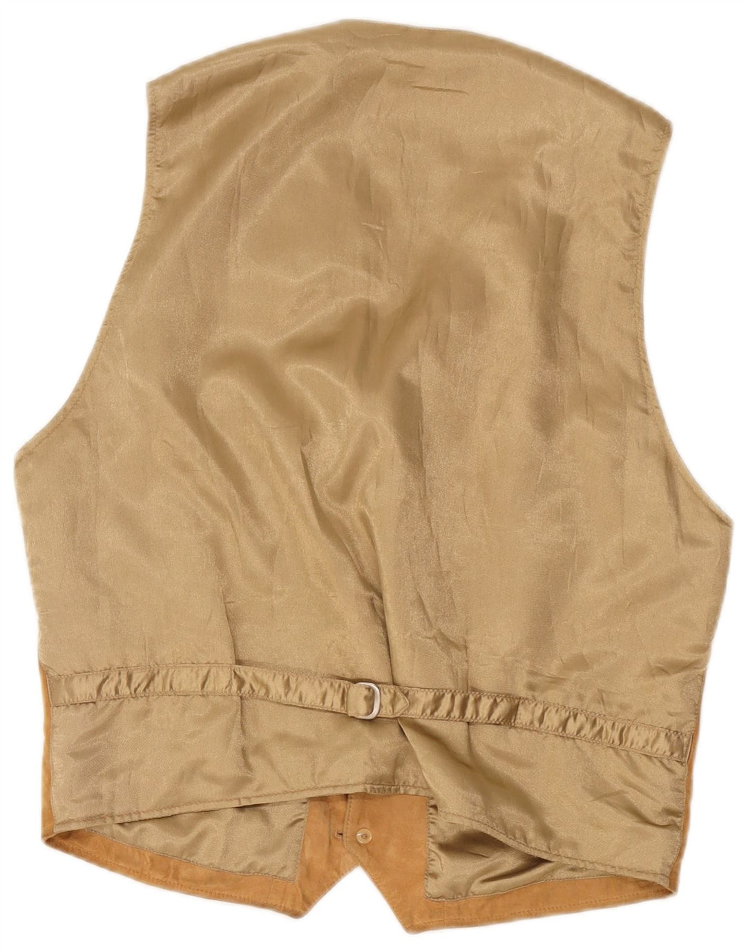 Vintage herre ruskindsvest Medium Beige Colourblock