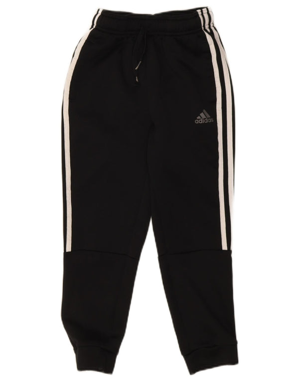 Adidas Boys Aeroready Tracksuit Bukser Joggers 9-10 år Sort