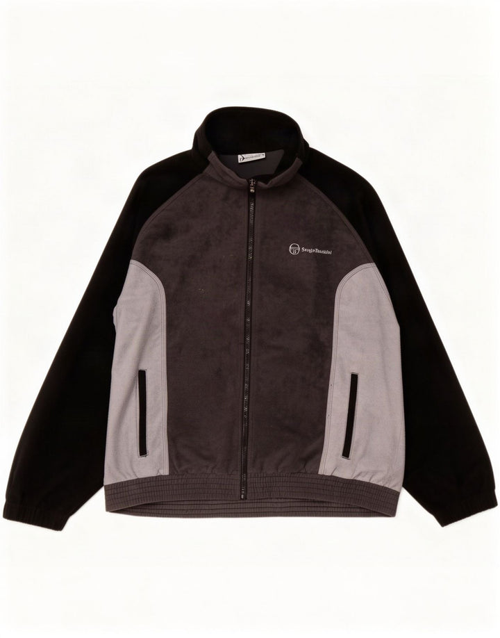 Sergio Tacchini Herre træningsdragt Topjakke IT 52 Stor Grå Colourblock