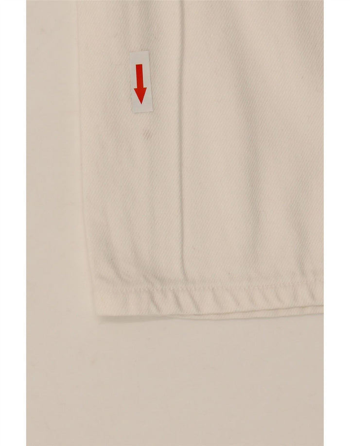 LEE Dame Stella Jeans med brede ben W27 L27 Hvid Bomuld