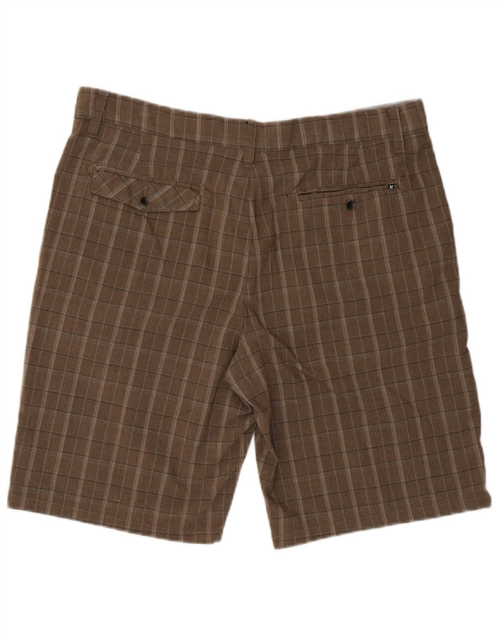 Hurley Herre Chino Shorts W36 Stor brun ternet polyester
