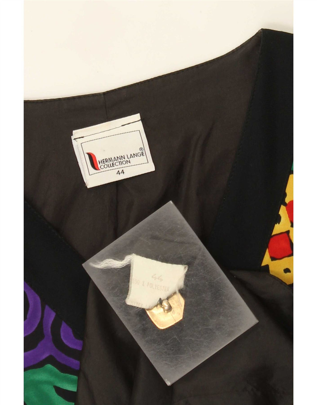 Hermann Lange Dame 3/4 ærmet blazerjakke EU 44 XL Flerfarvet