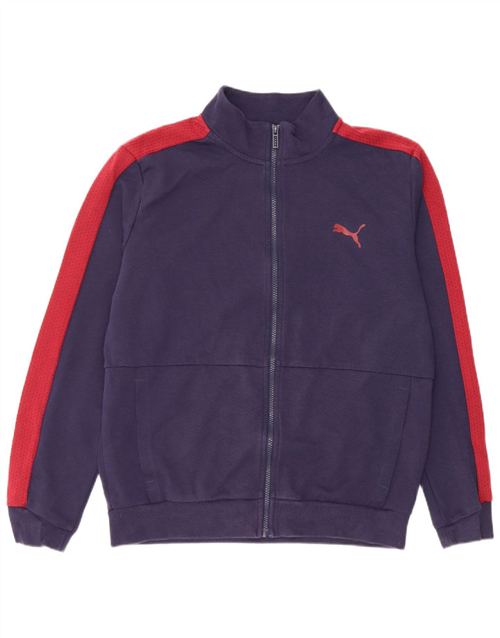Puma Træningsdragt til mænd Topjakke Medium Marineblå Colourblock Bomuld