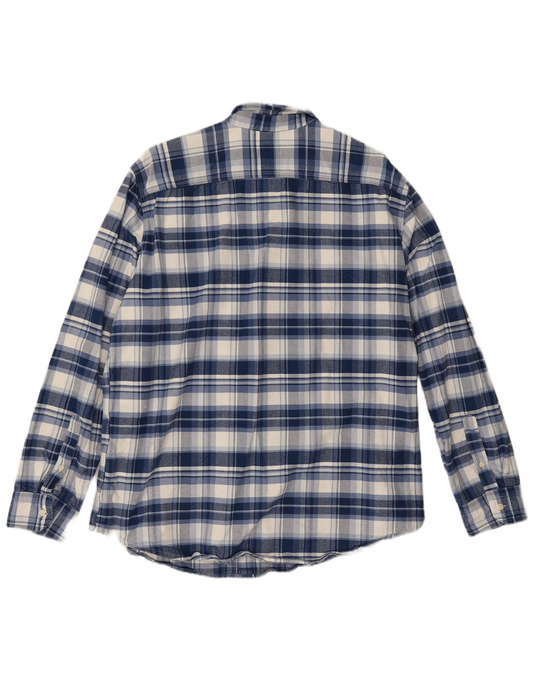 Levi's Herre standard flannelskjorte XL blå ternet bomuld