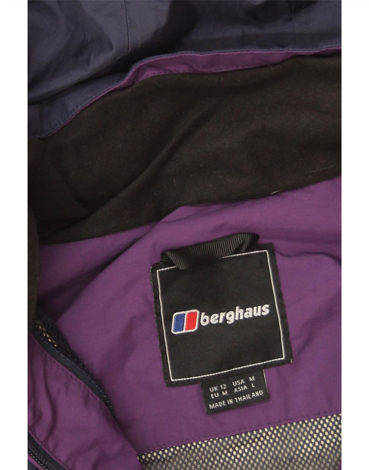 Berghaus Dame Gore-Tex Regnjakke med hætte UK 12 Medium Navy Blue