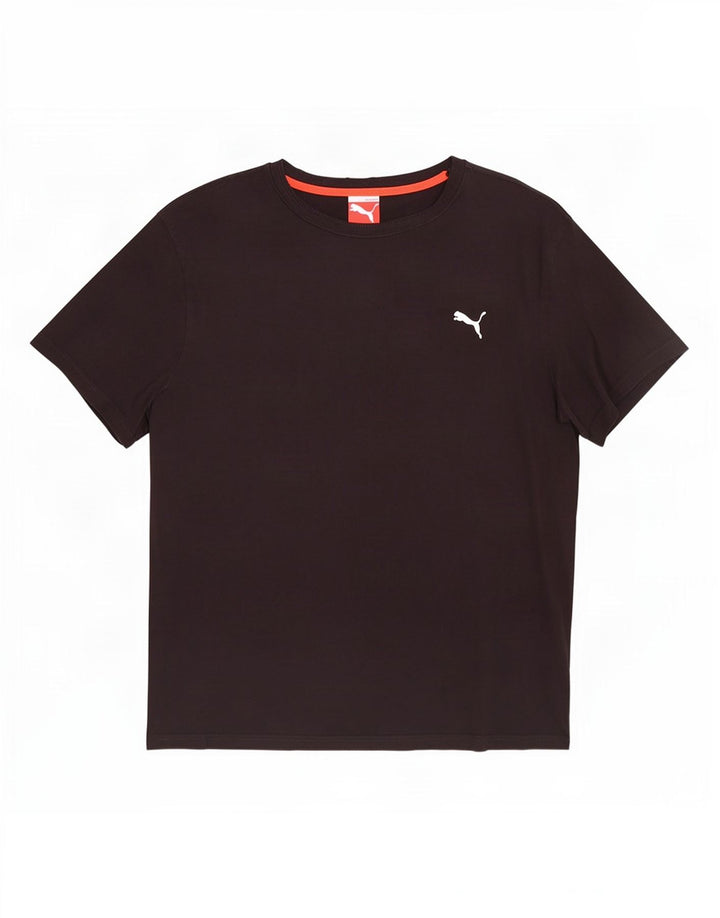 Puma Herre T-Shirt Top XL Sort Bomuld
