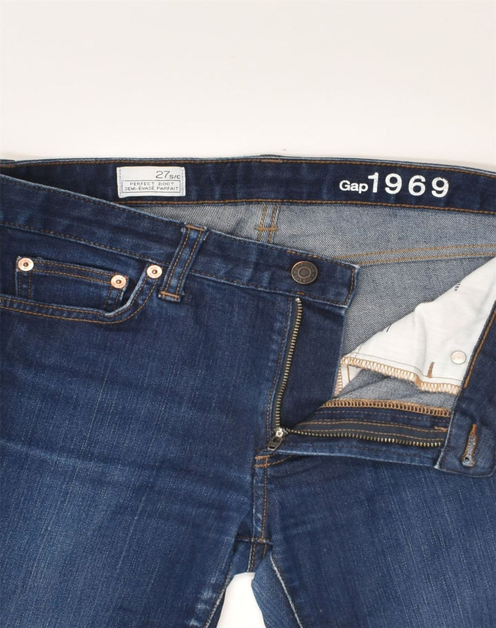 GAP Womens Bootcut Jeans W30 L23 Navy Blue Cotton | Vintage Gap | Thrift | Second-Hand Gap | Used Clothing | Messina Hembry 