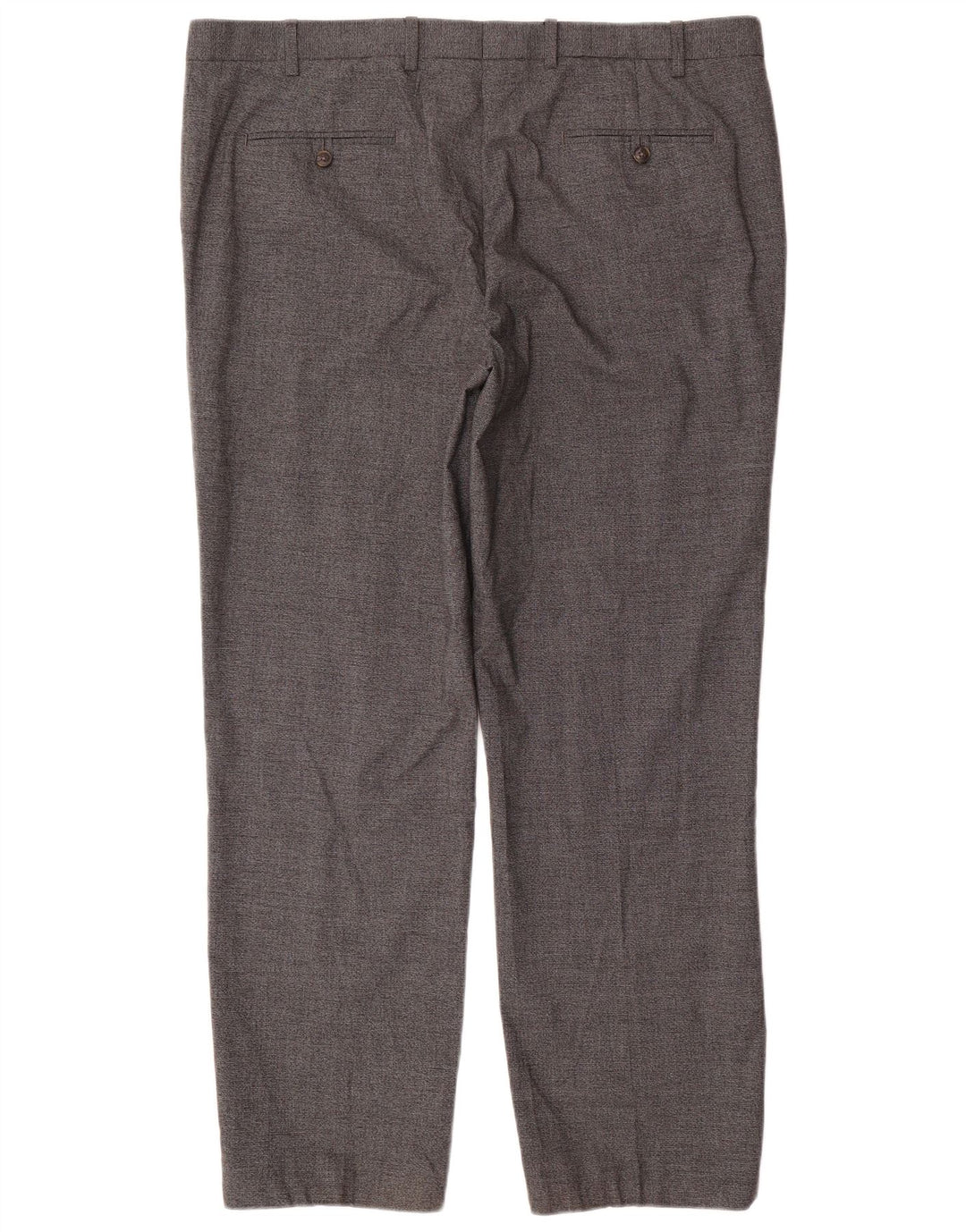 Marks & Spencer Herre Regular Casual Bukser W42 L31 Grå Houndstooth