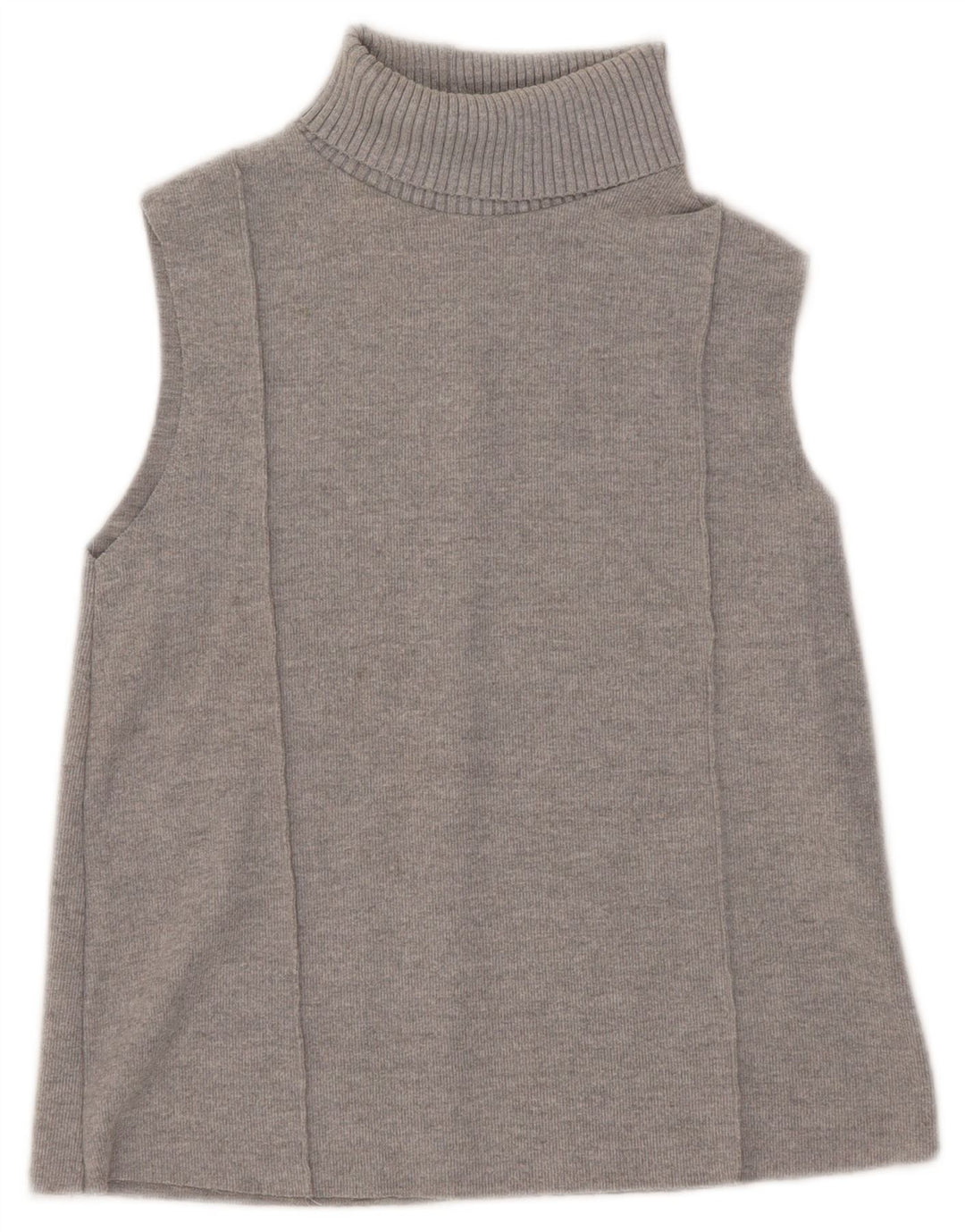 Zara Dame Vest Tank Top UK 10 Lille Grå Polyester