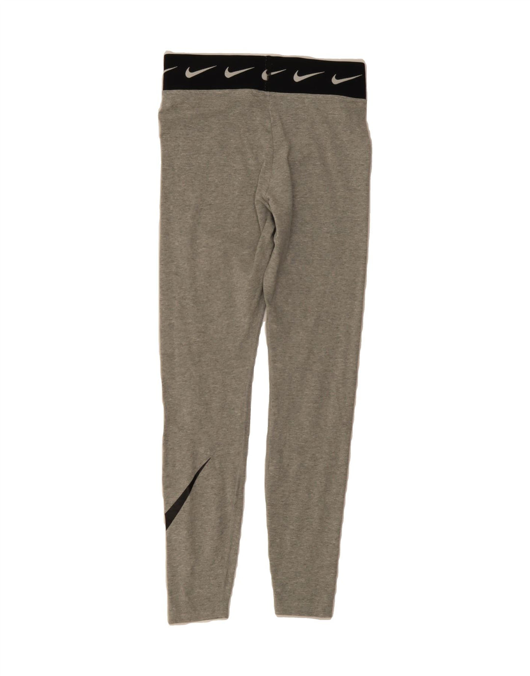 NIKE Womens Graphic Leggings UK 8 Small  Grey Colourblock Cotton Vintage Nike and Second-Hand Nike from Messina Hembry 