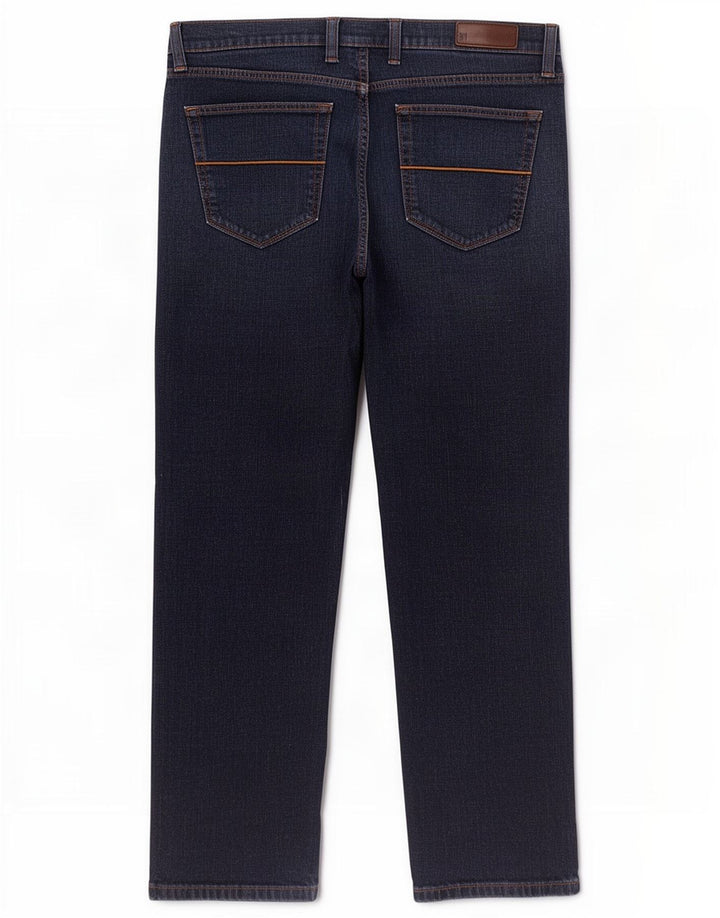 Marks & Spencer Straight Jeans til mænd W36 L31 Marineblå bomuld