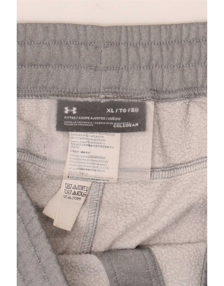 Under Armour Herre Cold Gear Træningsdragt Bukser Joggers XL Grå Polyester