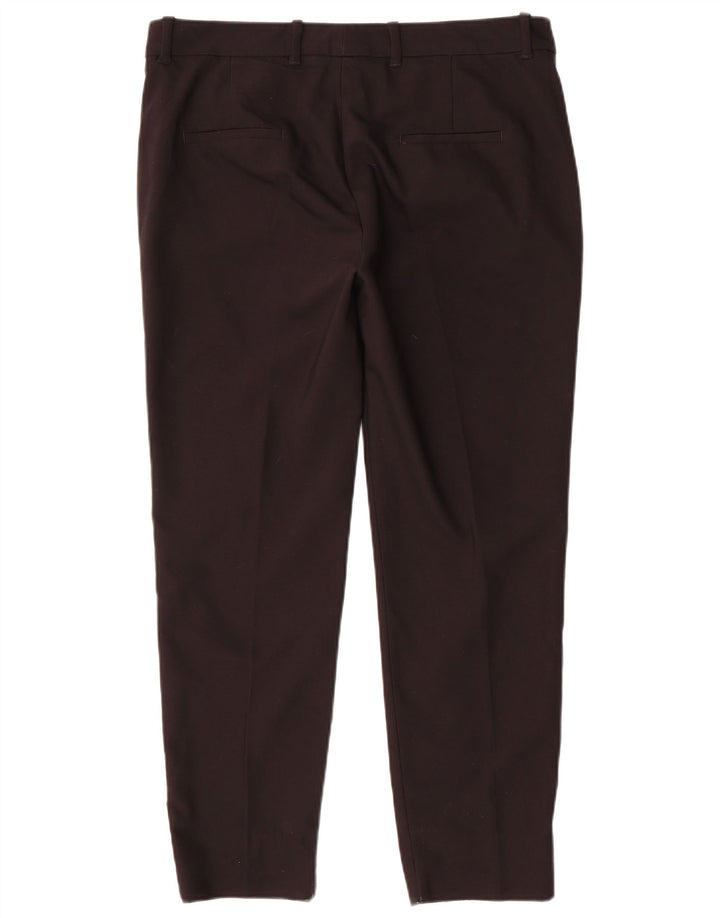Zara Dame Slim Chino Bukser Large W34 L27 Sort