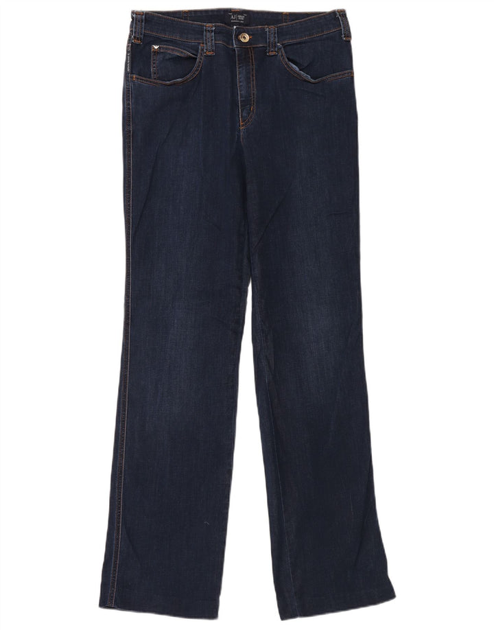Armani lige jeans til kvinder W31 L32 marineblå bomuld