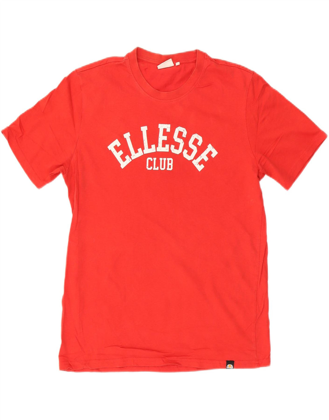 ELLESSE Herre grafisk T-shirt Top Medium Rød Bomuld