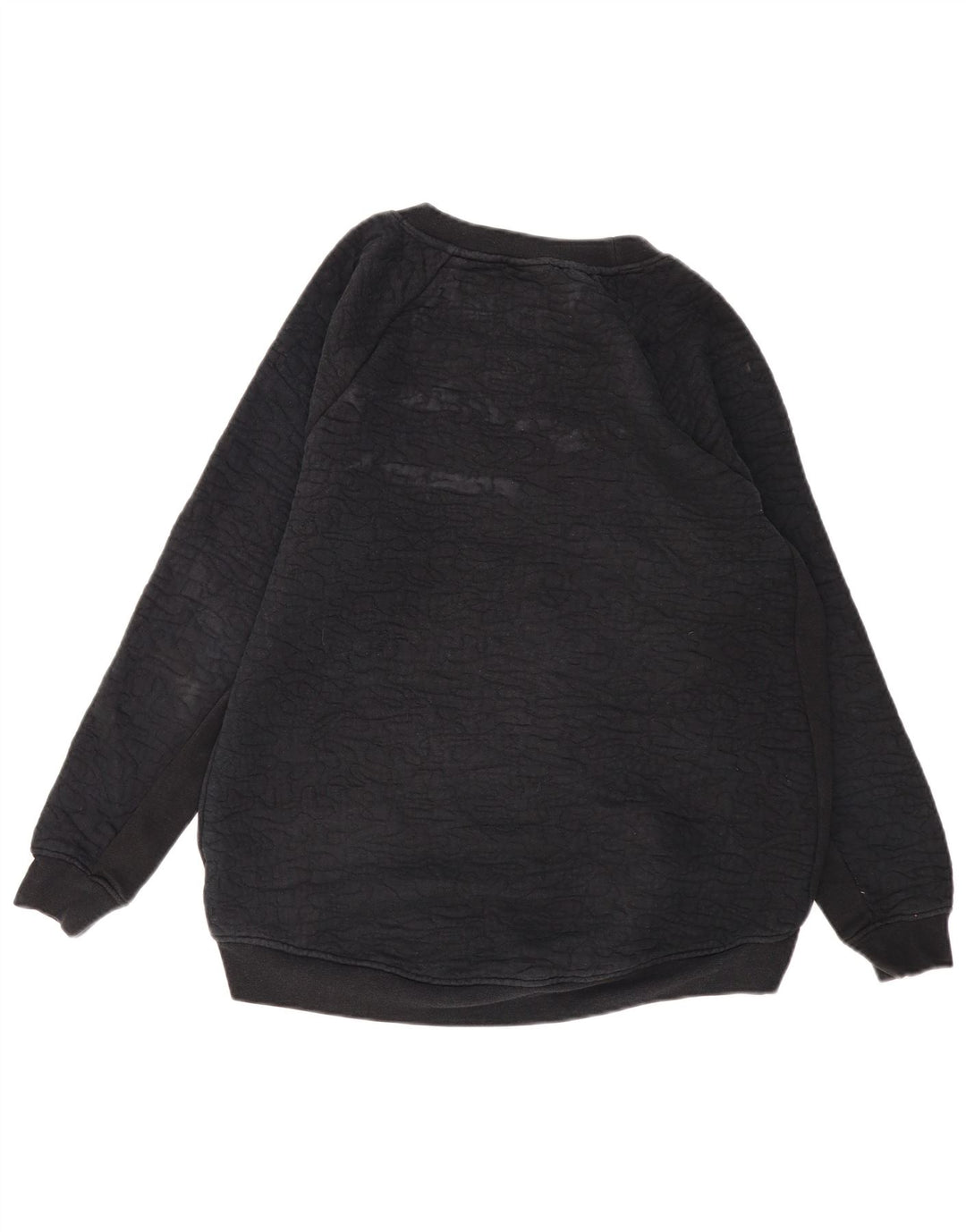 Nike Dame Sweatshirt Jumper Large Sort Bomuld